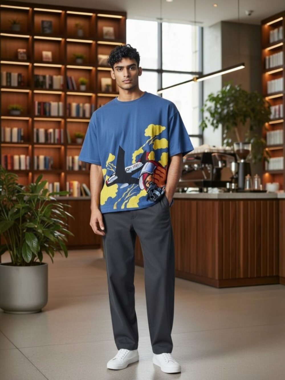 Rare Robert Graham Limited Edition Aviator AOP T Shirt